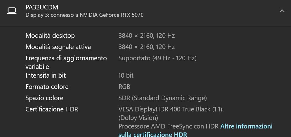 Collegato e subito 4K perfetto
