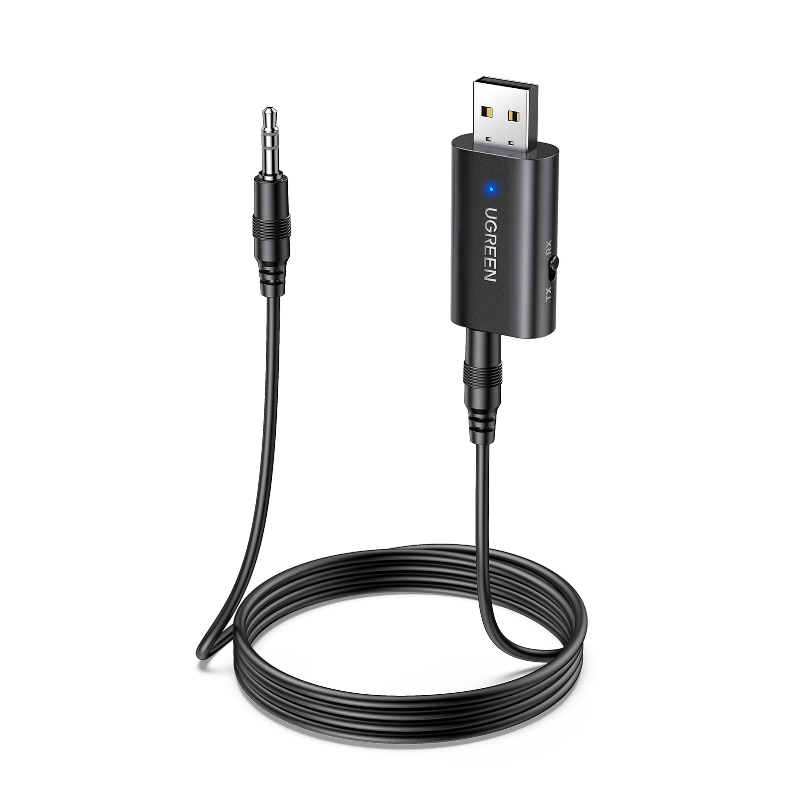 ugreen-trasmettitore-ricevitore-bluetooth-5-4-jack-3-5mm-2-in-1 image 1