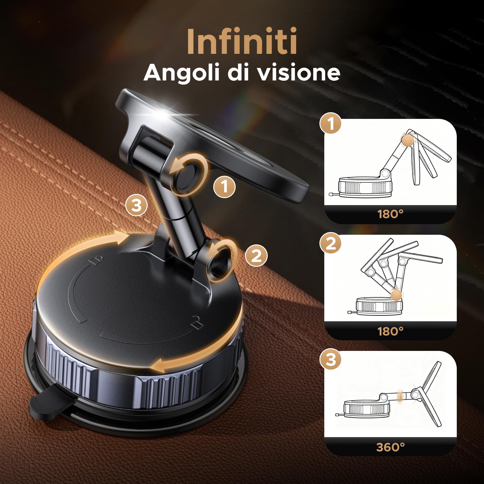 ugreen-supporto-telefono-auto-magnetico-magsafe-con-ventosa-a-vuoto-360-pieghevo image 4