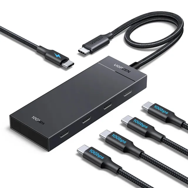 ugreen-hub-usb-c-5-in-1-10gbps-con-ricarica-pd-100w-4-porte-dati image 1