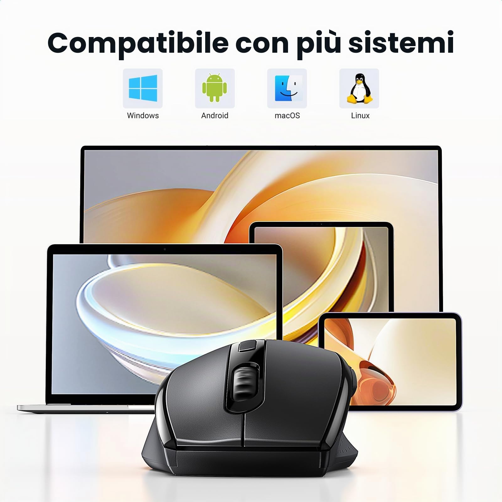 ugreen-mouse-wireless-ergonomico-2-4ghz-usb-1600-dpi-nero image 5