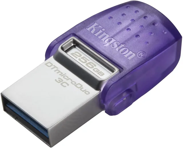 kingston-datatraveler-microduo-3c-256gb-usb-type-c-type-a-200mb-s image 1