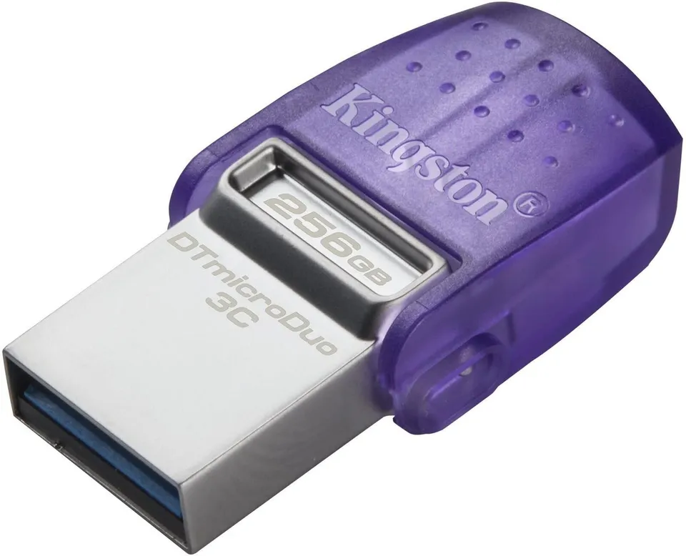 kingston-datatraveler-microduo-3c-256gb-usb-type-c-type-a-200mb-s image 1