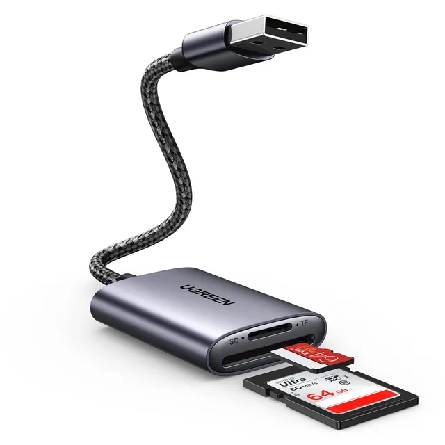 ugreen-lettore-schede-sd-microsd-usb-3-0-5gbps-in-alluminio image 1