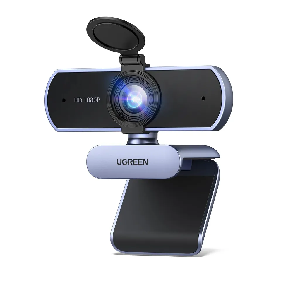 ugreen-webcam-full-hd-1080p-30fps-usb-a-con-microfono-grigio image 1