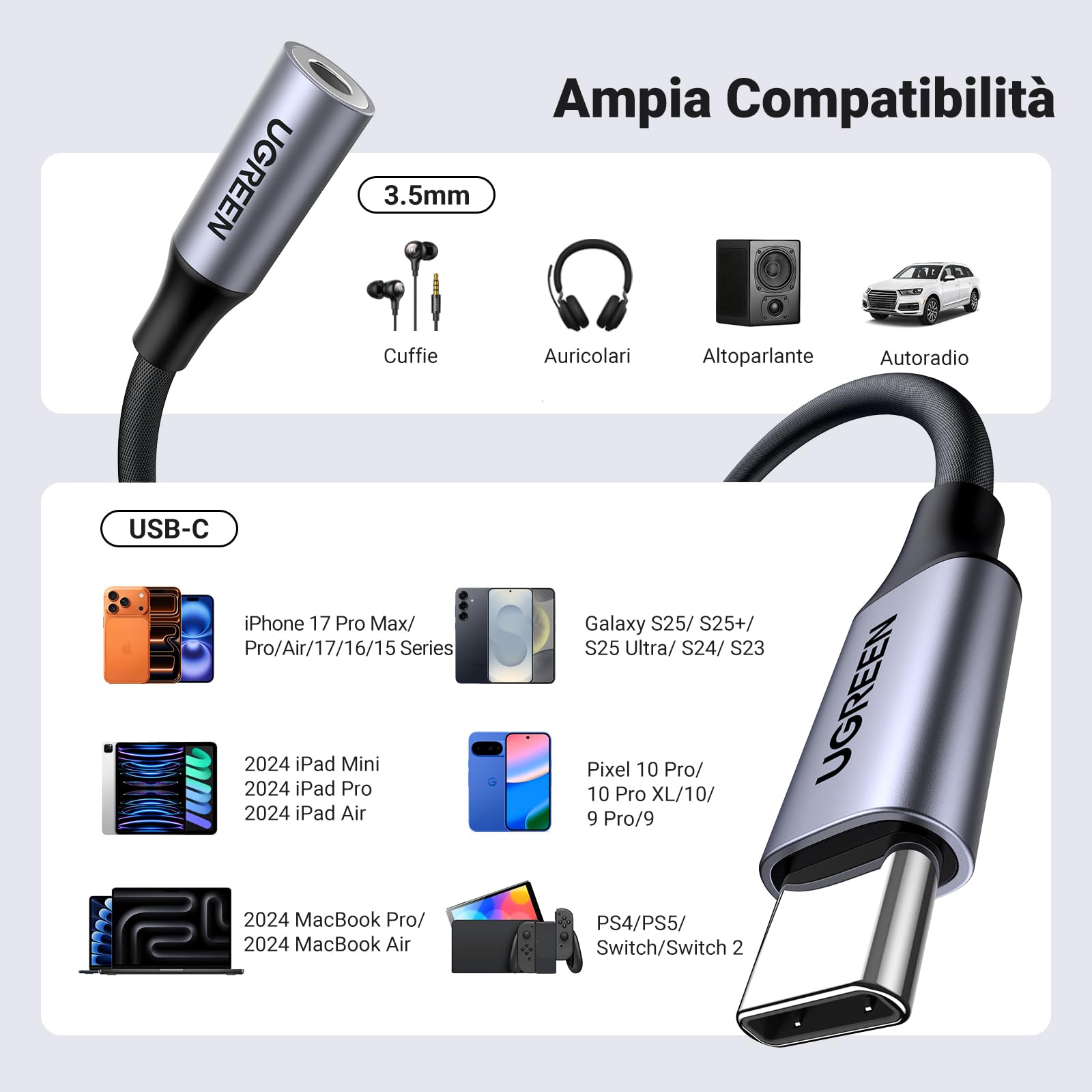 ugreen-adattatore-usb-c-a-jack-3-5mm-di-alta-risoluzione-con-chip-dac-grigie-com image 6