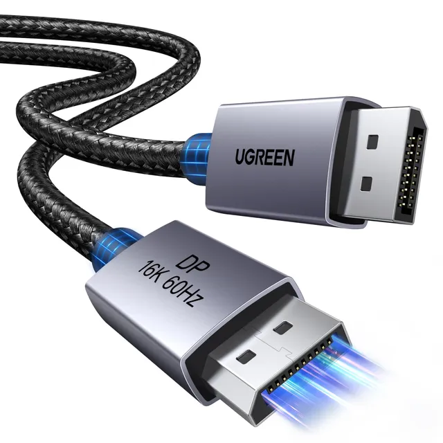 ugreen-cavo-displayport-2-1-16k-60hz-2m-cavo-dp-80gbps-8k-120hz-4k-240hz image 1