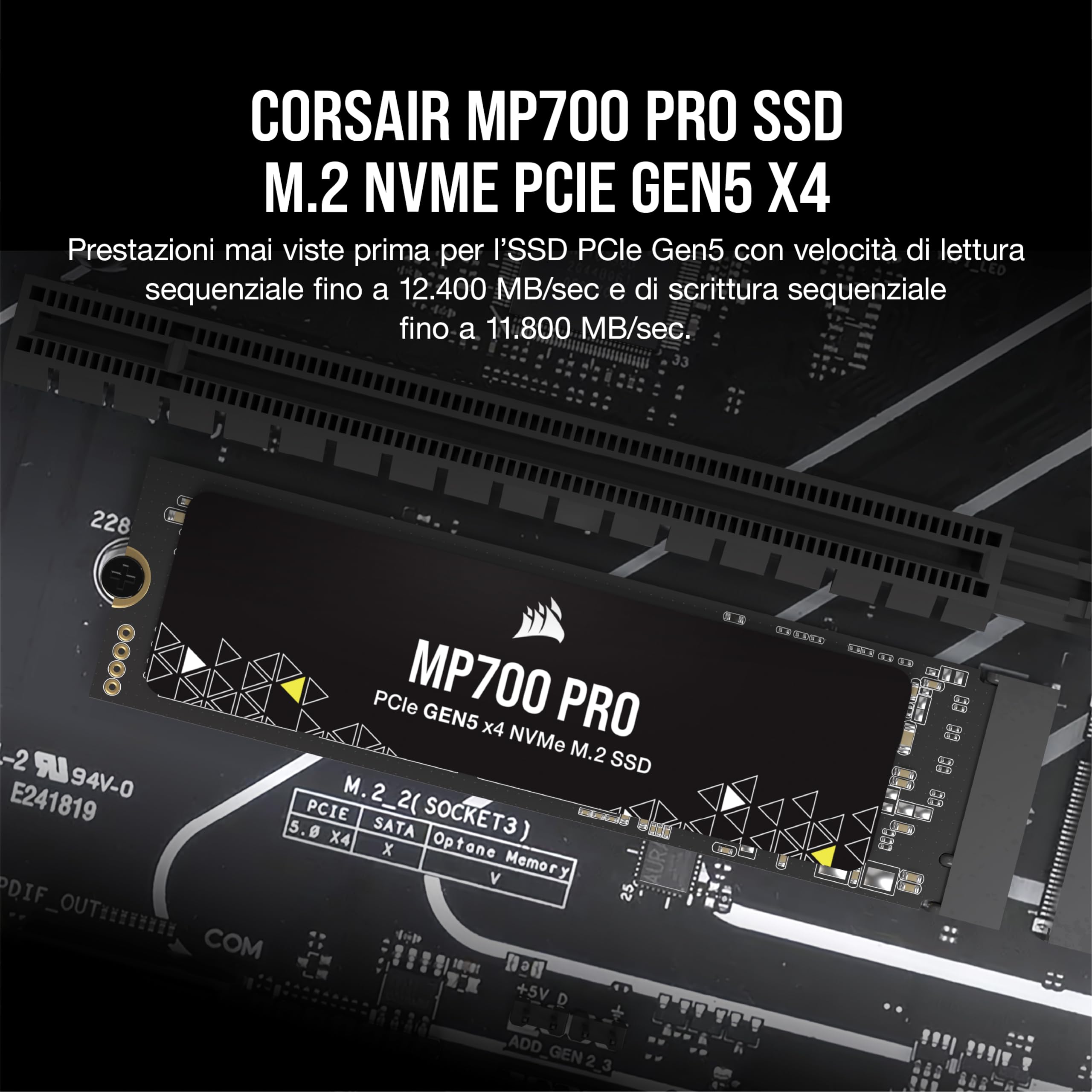 corsair-mp700-pro-1tb-ssd-m-2-2280-pcie-gen5-x4-nvme-2-0 image 2