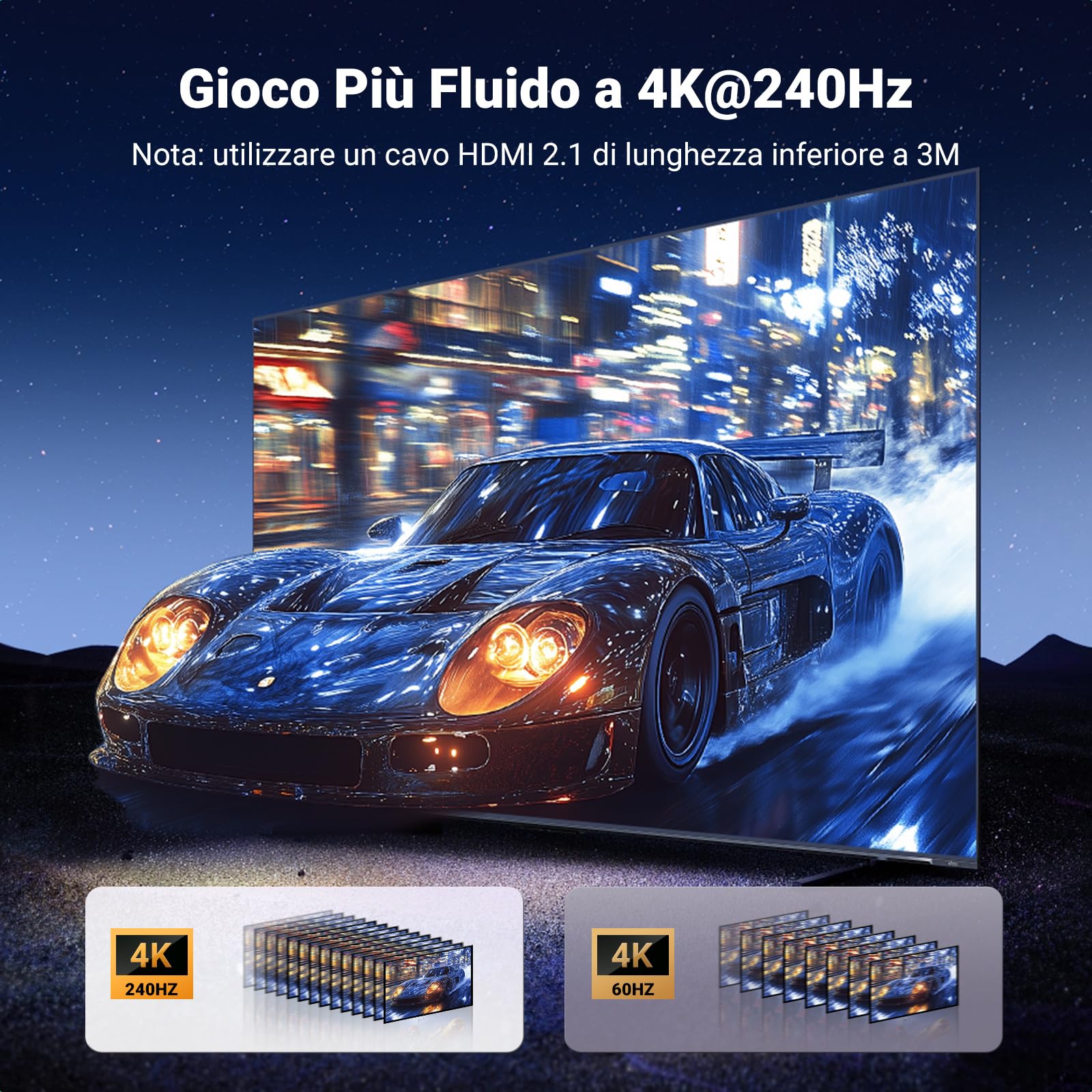 ugreen-switch-hdmi-2-1-8k-60hz-4k-120hz-3-ingressi-1-uscita-con-telecomando image 4