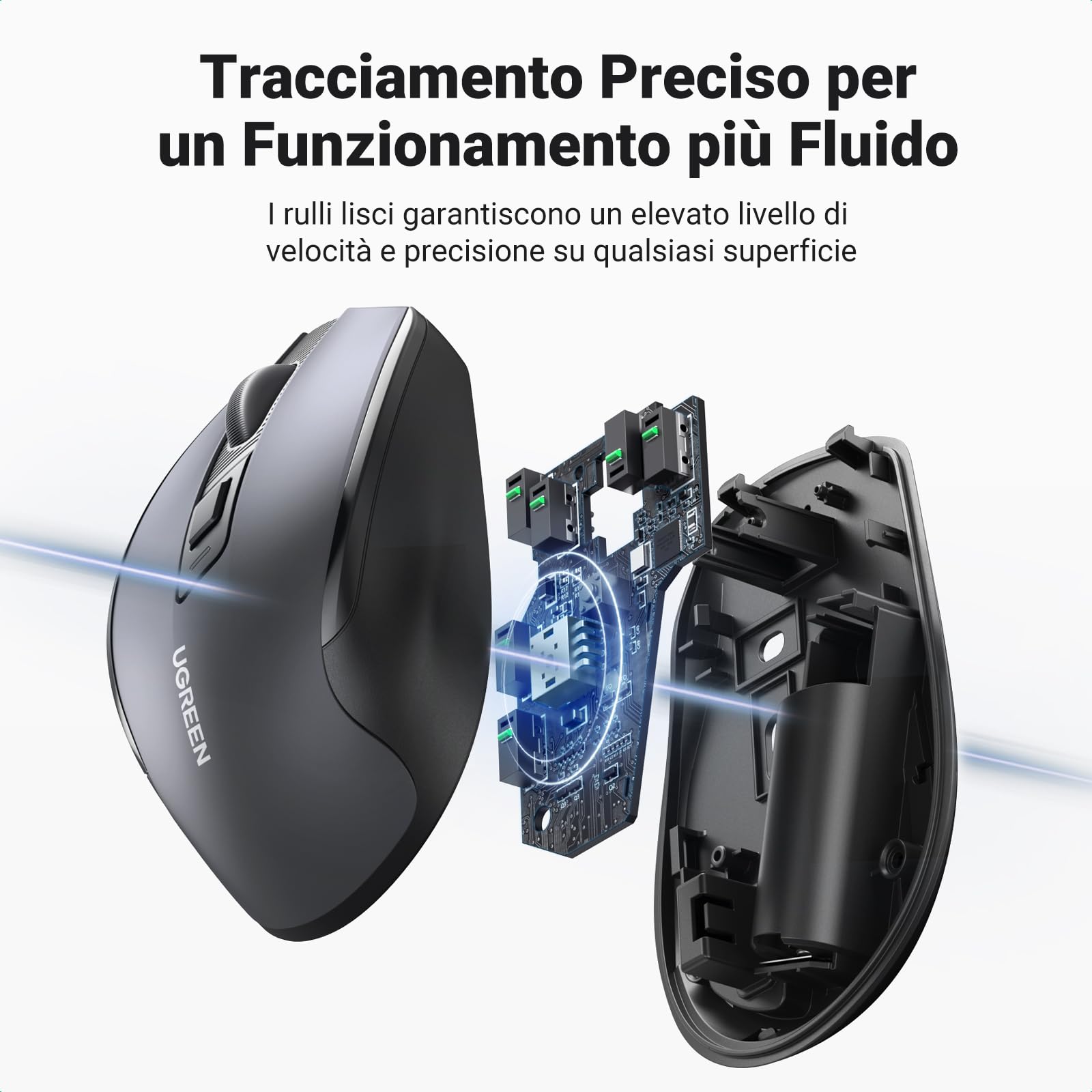ugreen-mouse-wireless-2-4-ghz-ergonomico-silenzioso-4000-dpi-nero image 7