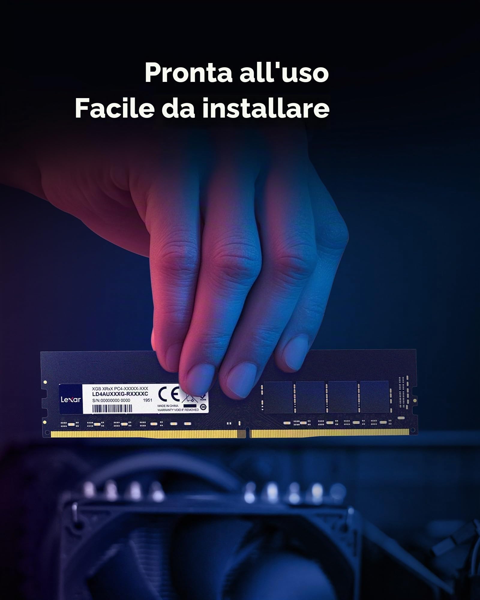 lexar-udimm-ram-ddr4-16gb-3200mhz-cl22-memoria-desktop image 6