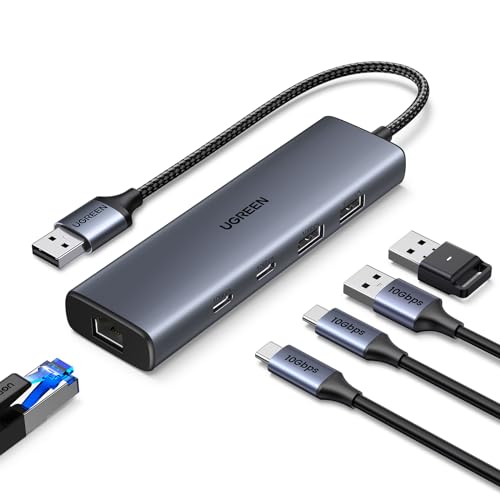 ugreen-hub-ethernet-usb-a-6-in-1-lan-gigabit-1000mbps-2x-usb-c-3-2-10gbps image 6