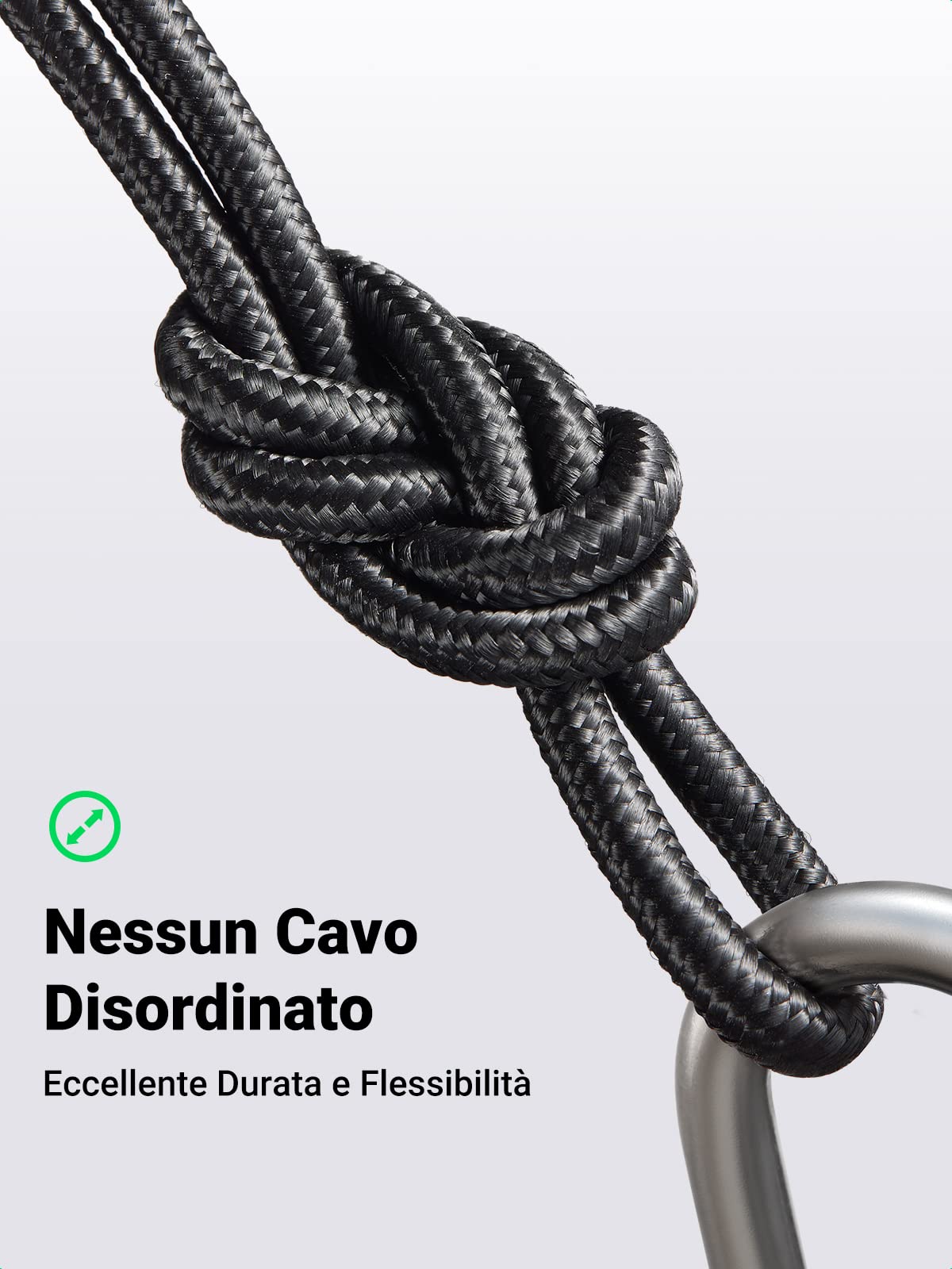 ugreen-cavo-usb-a-a-usb-c-3-0-5gbps-3a-ricarica-rapida-1m-nylon image 5