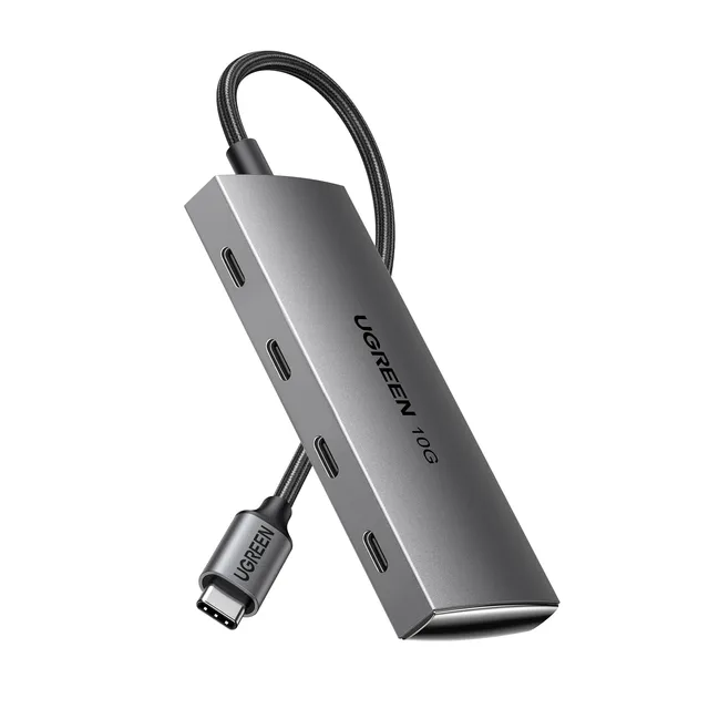 ugreen-hub-usb-c-3-2-gen2-10gbps-a-4-porte-usb-c-alluminio image 1