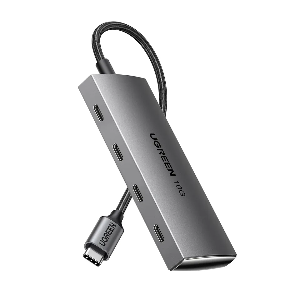 ugreen-hub-usb-c-3-2-gen2-10gbps-a-4-porte-usb-c-alluminio image 1