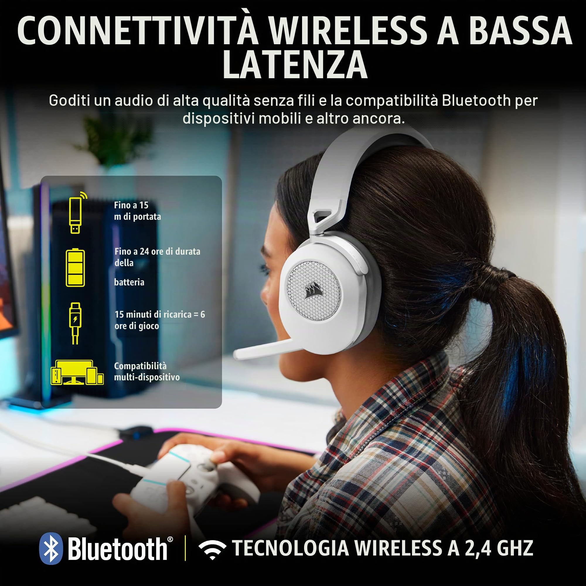 corsair-hs65-wireless-cuffia-gaming-bianca-bluetooth-e-2-4ghz-dolby-7-1 image 2