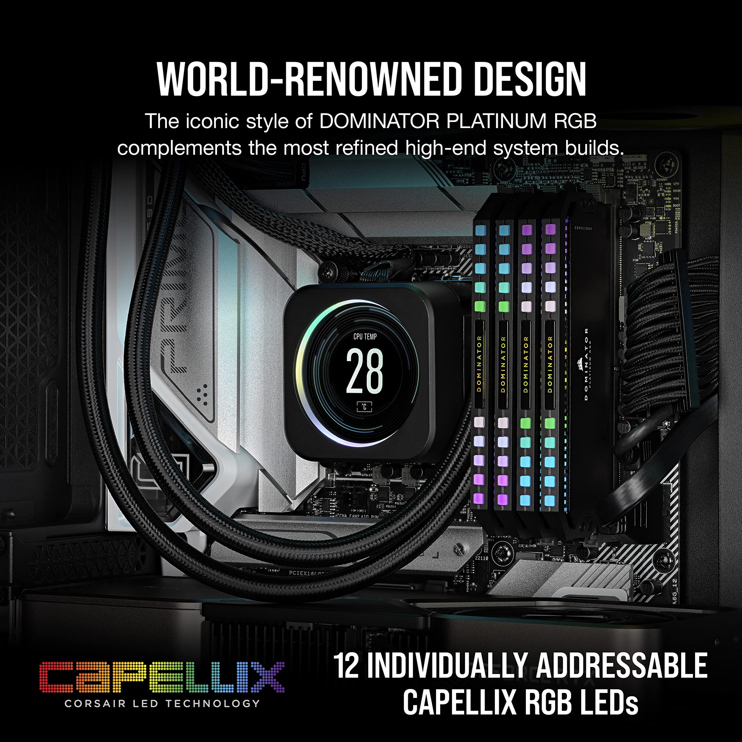 corsair-dominator-platinum-rgb-ddr5-ram-32gb-2x16gb-6000mhz-cl36-intel-xmp-nero- image 4