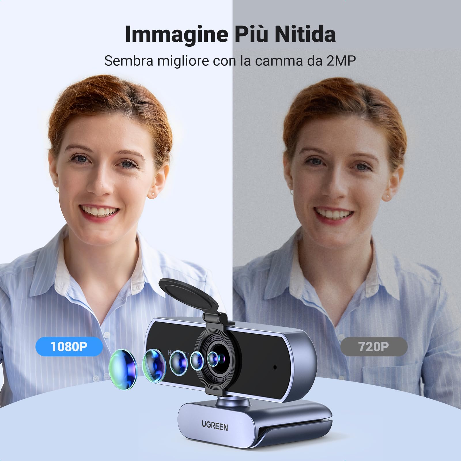 ugreen-webcam-full-hd-1080p-30fps-usb-a-con-microfono-grigio image 3