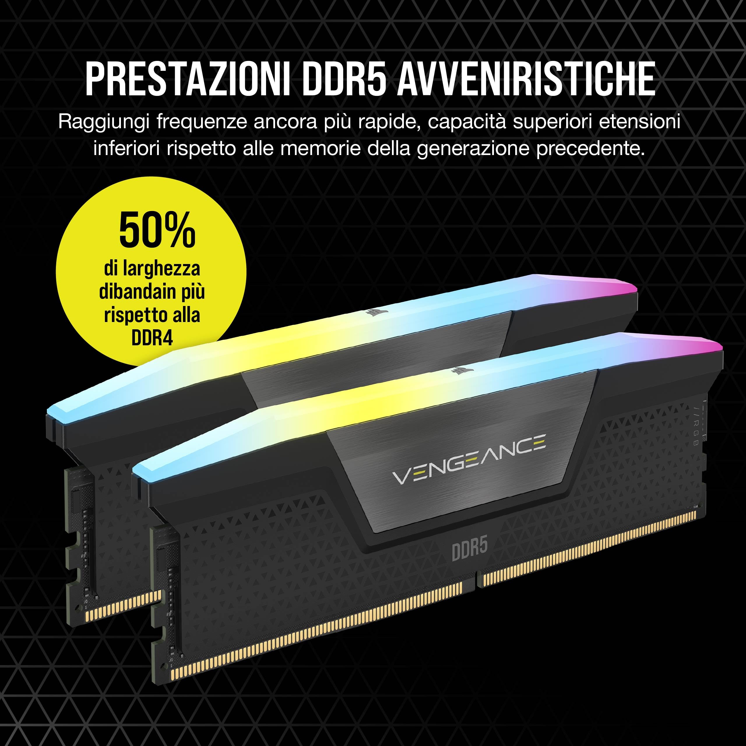 corsair-vengeance-rgb-ddr5-32gb-2x16gb-6000mhz-cl30-intel-xmp-3-0-memoria-deskto image 3