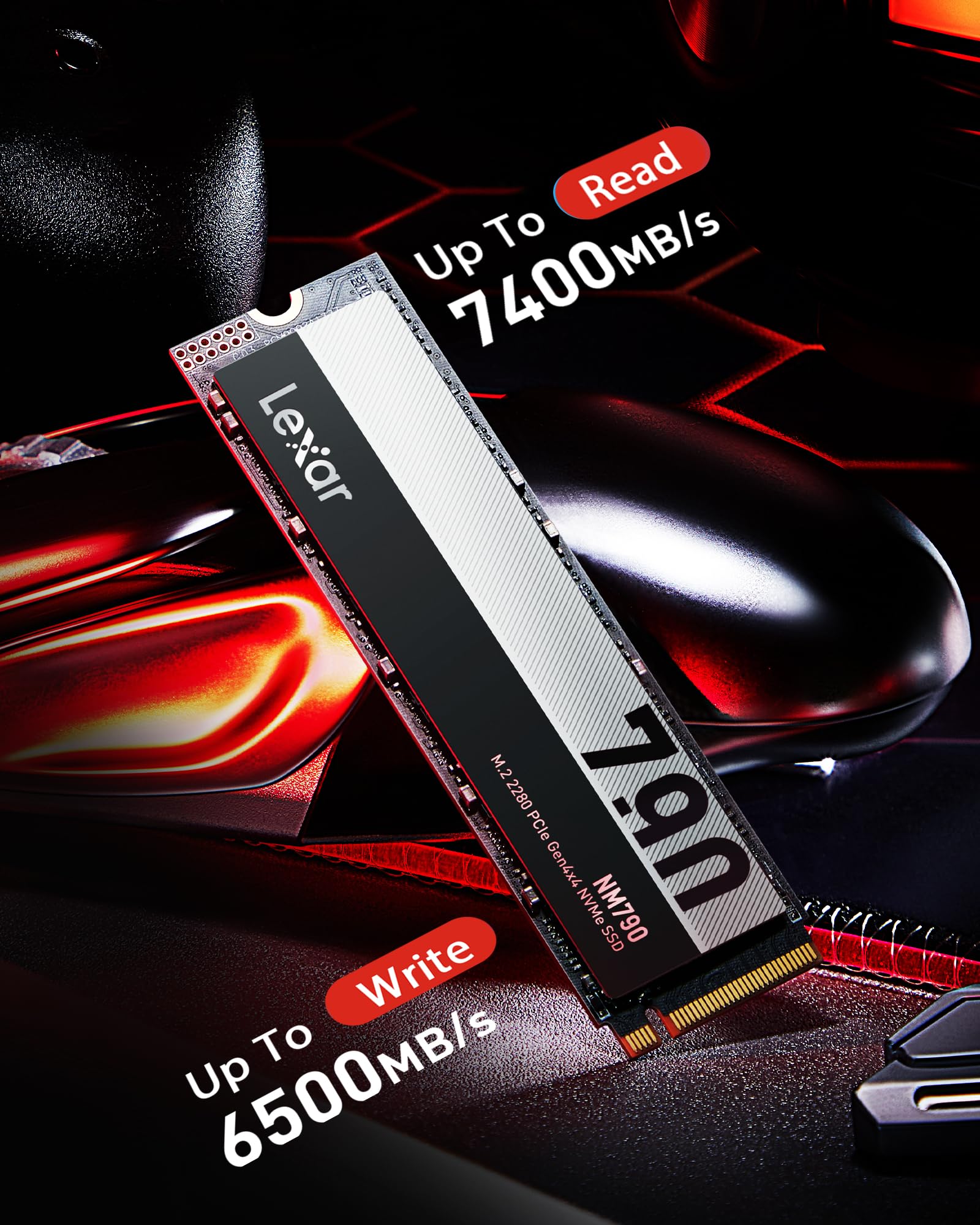 lexar-nm790-ssd-interno-2tb-m-2-2280-pcie-gen4x4-nvme-per-ps5 image 2
