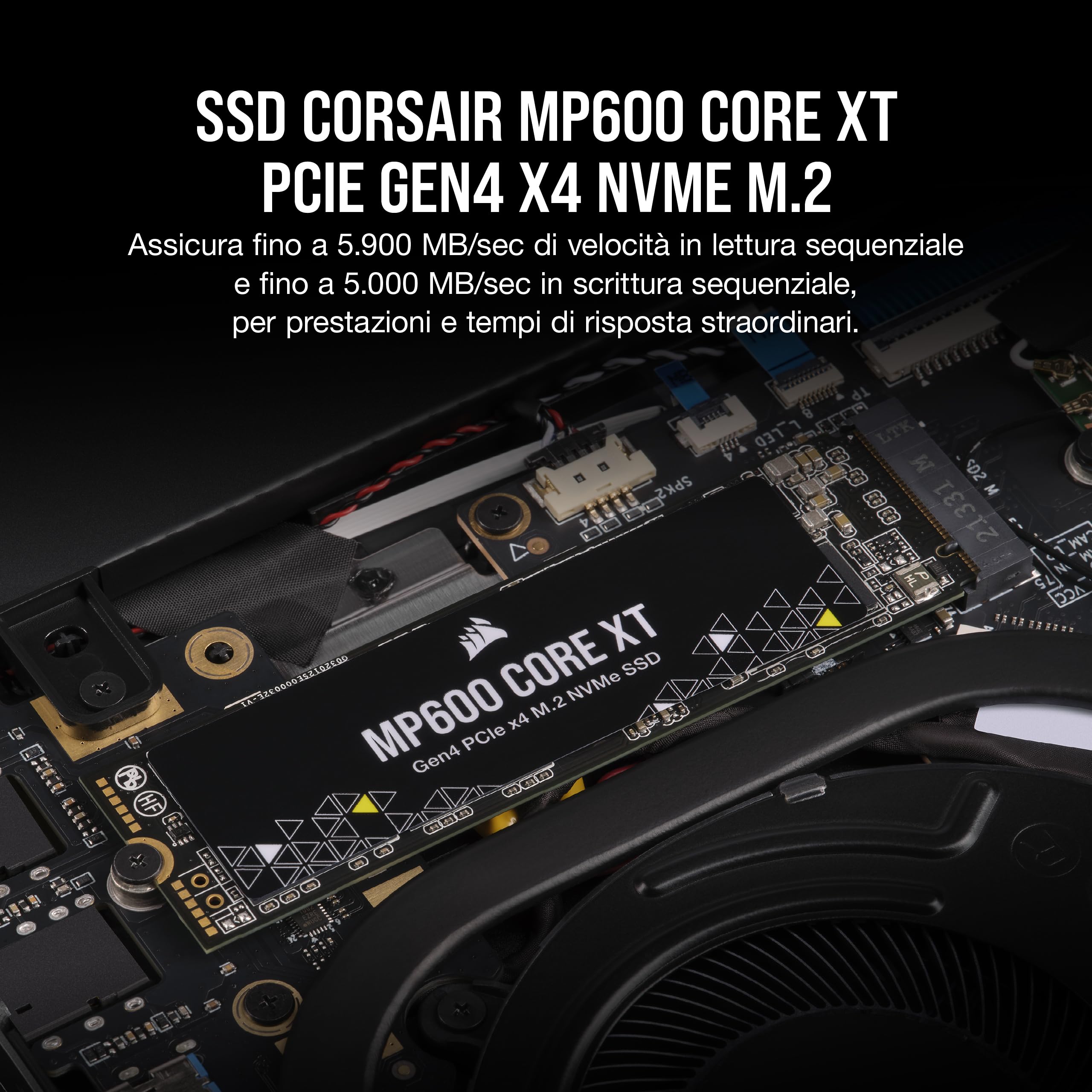corsair-mp600-core-xt-ssd-interno-2tb-m-2-2280-pcie-gen4-nvme-nero image 2