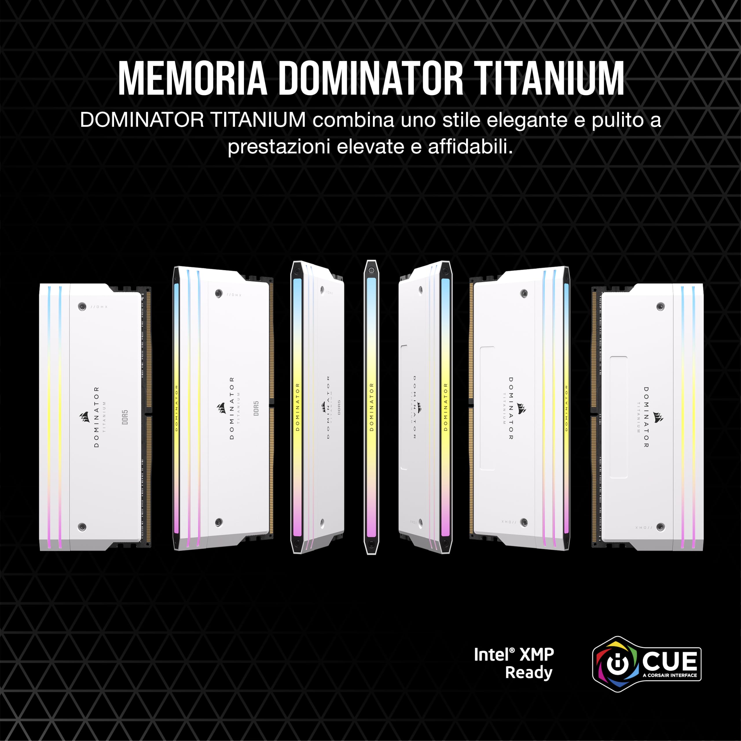corsair-dominator-titanium-rgb-ram-ddr5-32gb-2x16gb-6600mhz-cl32-intel-xmp-bianc image 2
