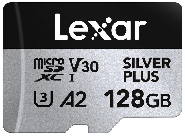 lexar-professional-silver-plus-microsd-128gb-fino-a-205-mb-s image 1