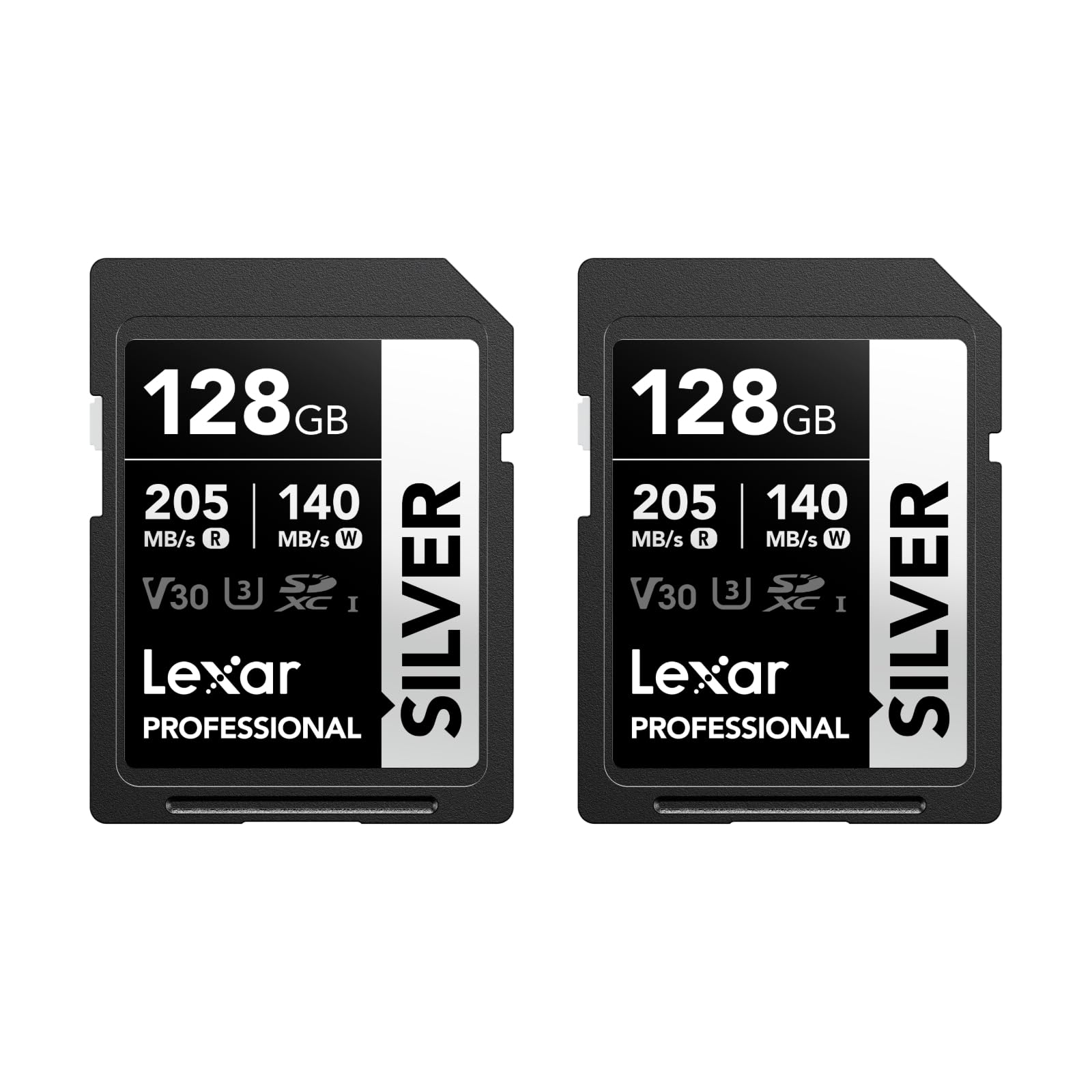 lexar-professional-silver-scheda-sdxc-128-gb-uhs-i-2-pack image 1