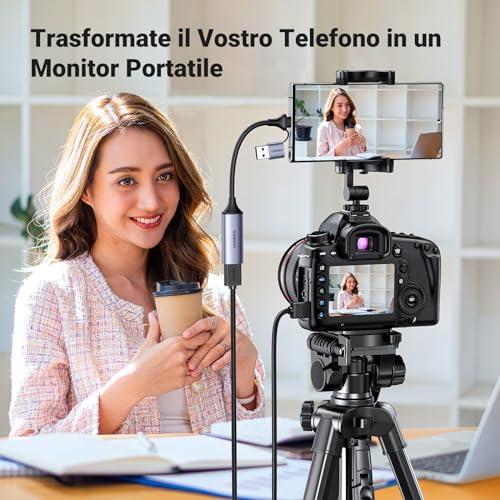 ugreen-scheda-di-acquisizione-video-hdmi-4k60hz-a-usb-c-1080p-30fps-per-streamin image 8