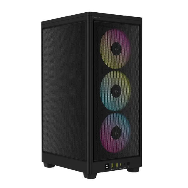corsair-icue-2000d-rgb-airflow-mini-itx-nero-con-3-ventole-af120-rgb-slim image 1
