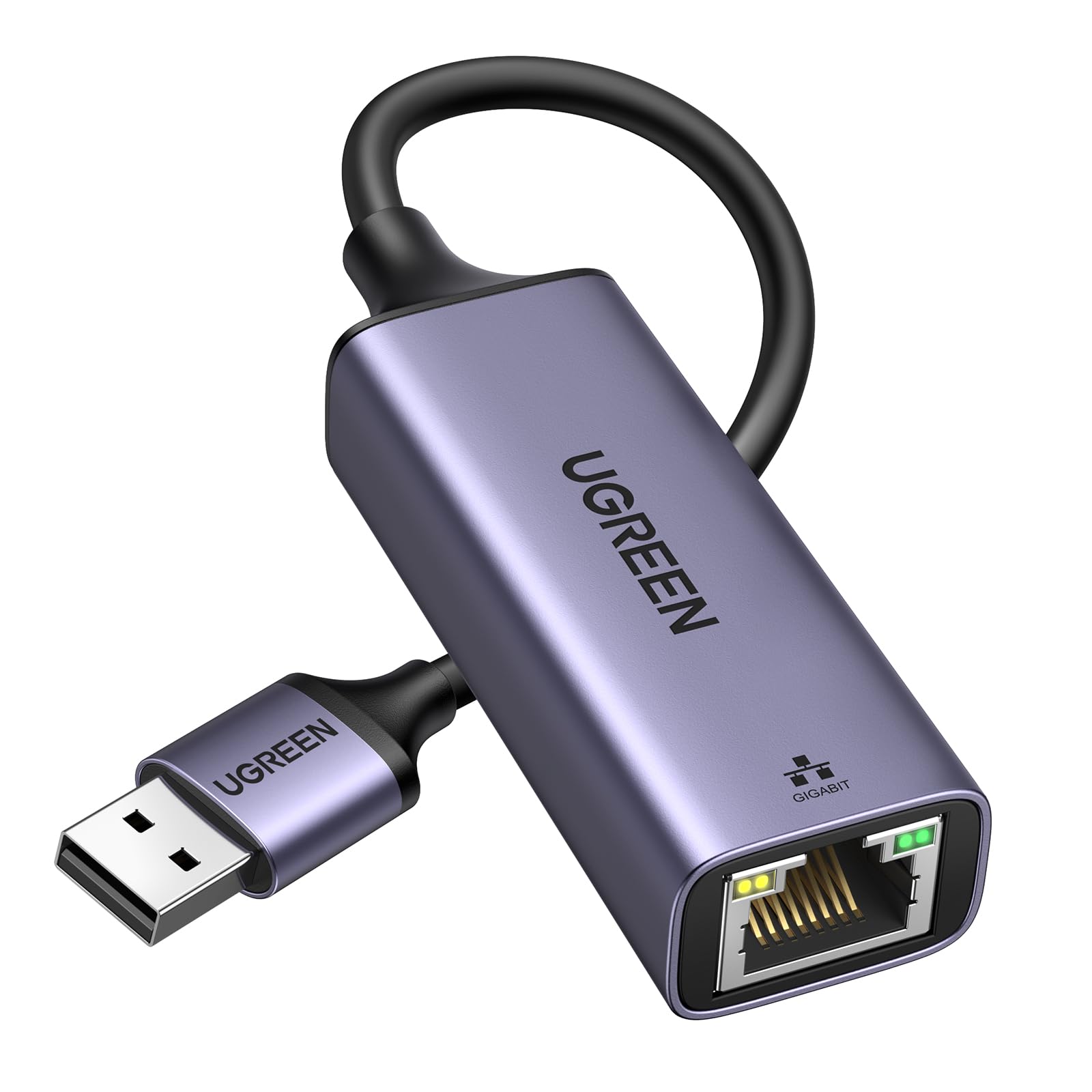 ugreen-adattatore-ethernet-usb-3-0-gigabit-1000mbps-in-alluminio-grigio image 1