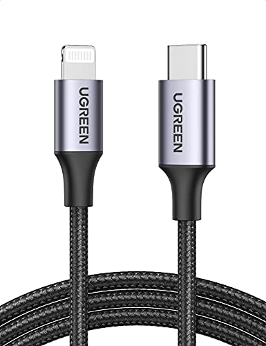 ugreen-cavo-usb-c-a-lightning-mfi-1m-nylon-ricarica-rapida-pd-18w image 8