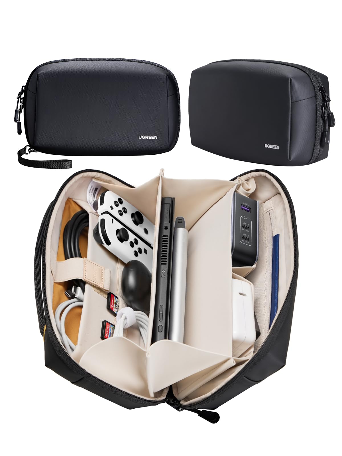 ugreen-borsa-organizer-cavi-elettronici-da-viaggio-27x17x8-cm image 3