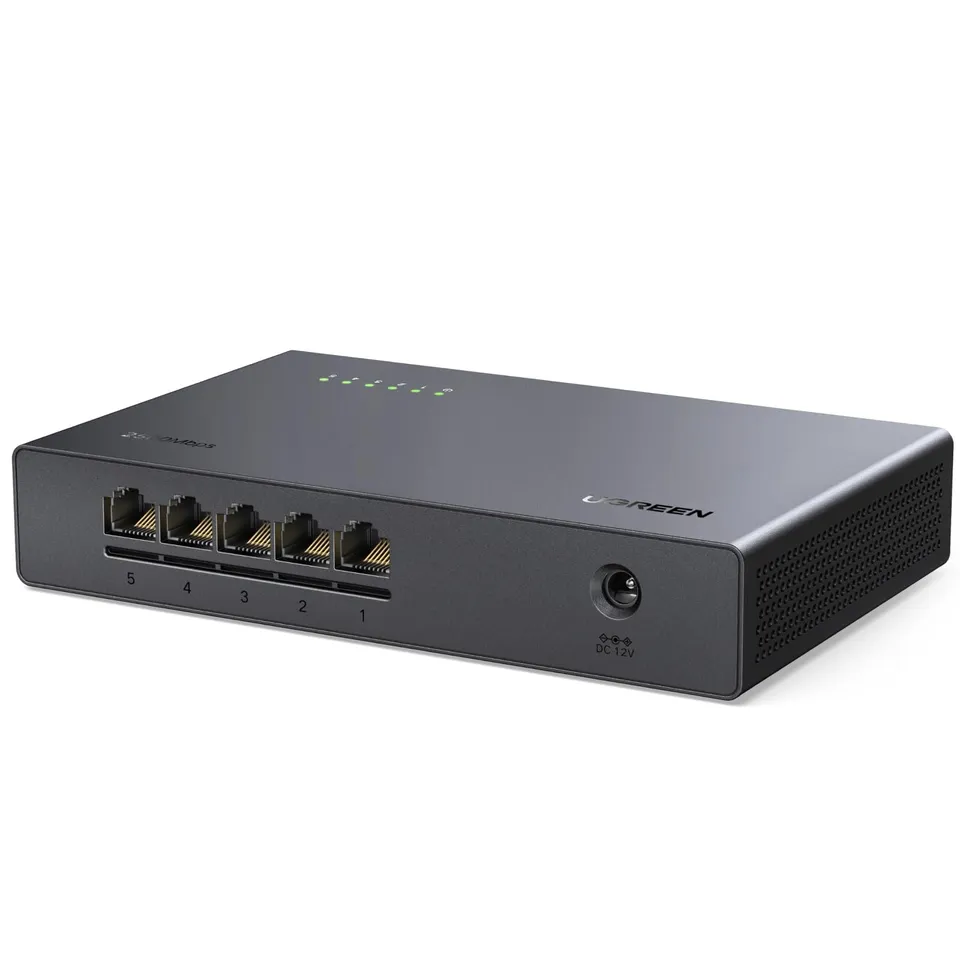 ugreen-switch-ethernet-2-5g-5-porte-rj45-plug-play image 1