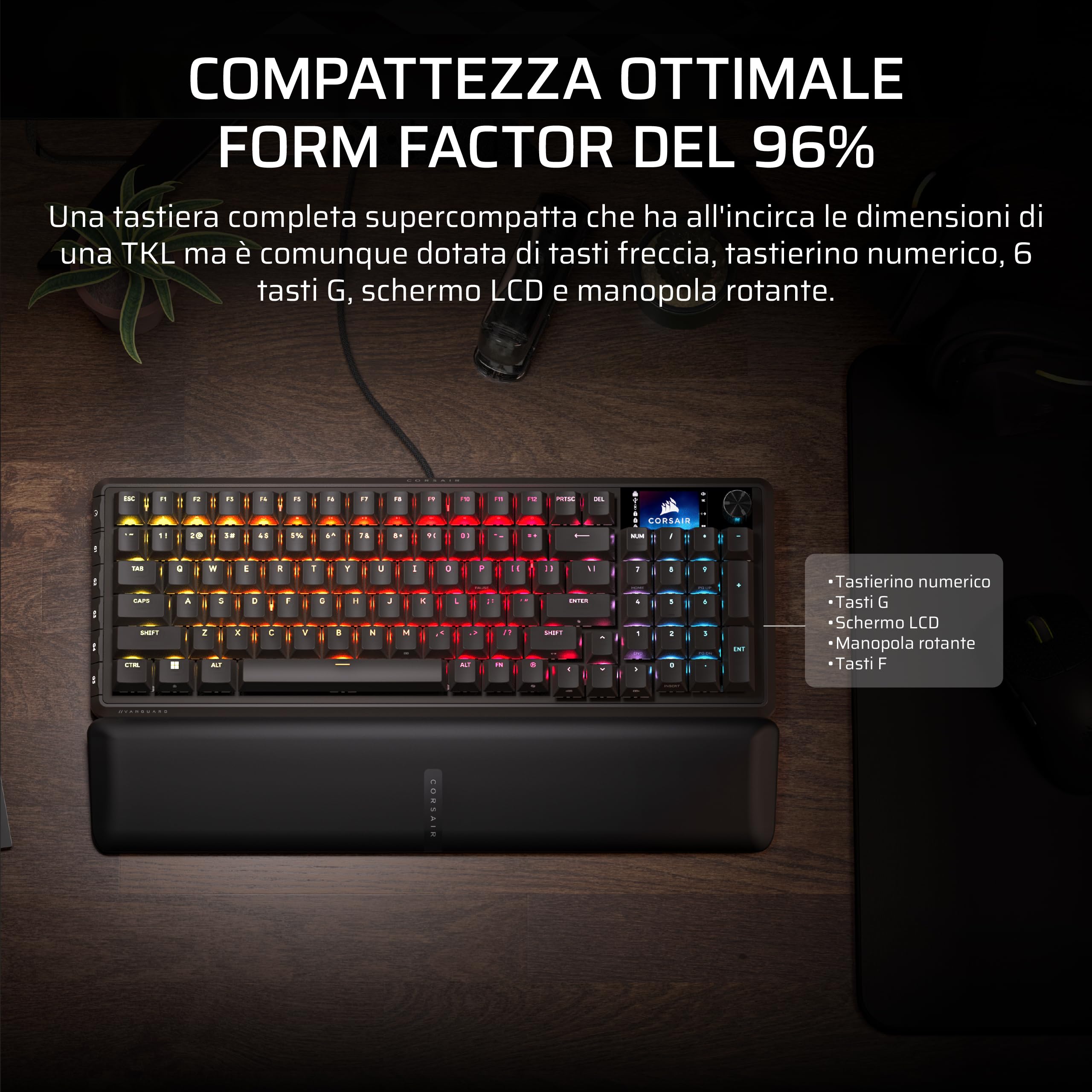 corsair-vanguard-96-tastiera-meccanica-gaming-cablata-layout-it-nero image 4