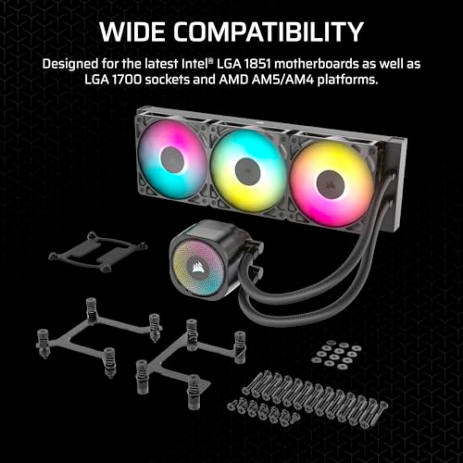 corsair-nautilus-360-rs-argb-raffreddatore-cpu-a-liquido-360mm-3x-rs120-argb-ner image 7