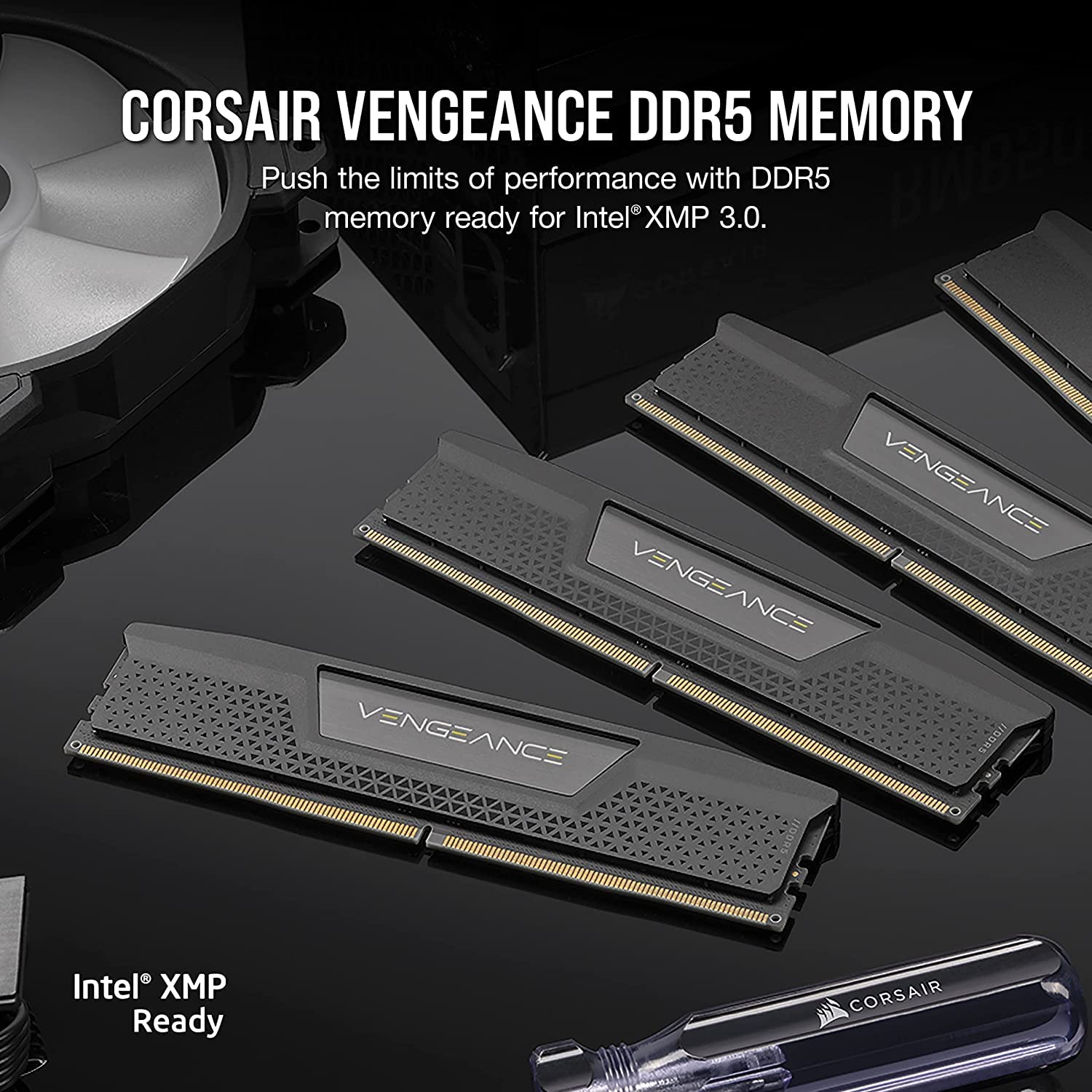 corsair-vengeance-ddr5-32gb-2x16gb-6000mhz-cl36-ram-desktop-intel-xmp-3-0-nero-c image 2