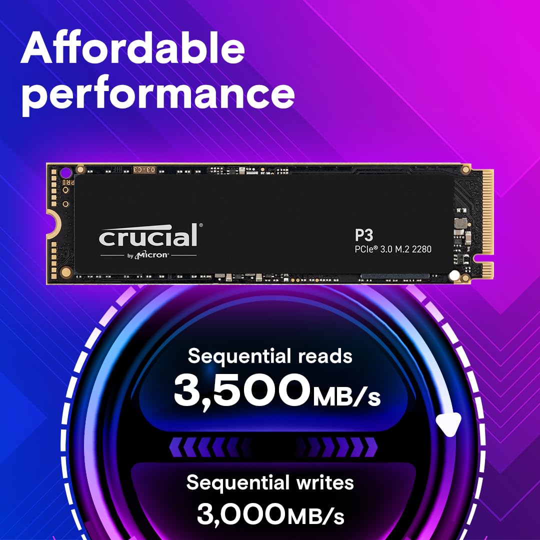 crucial-p3-1tb-m-2-pcie-gen3-nvme-ssd-fino-a-3500mb-s image 2