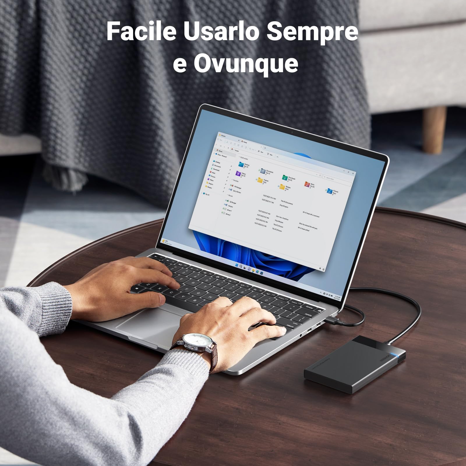 ugreen-box-esterno-hdd-ssd-2-5-usb-c-3-1-gen-2-6gbps image 4