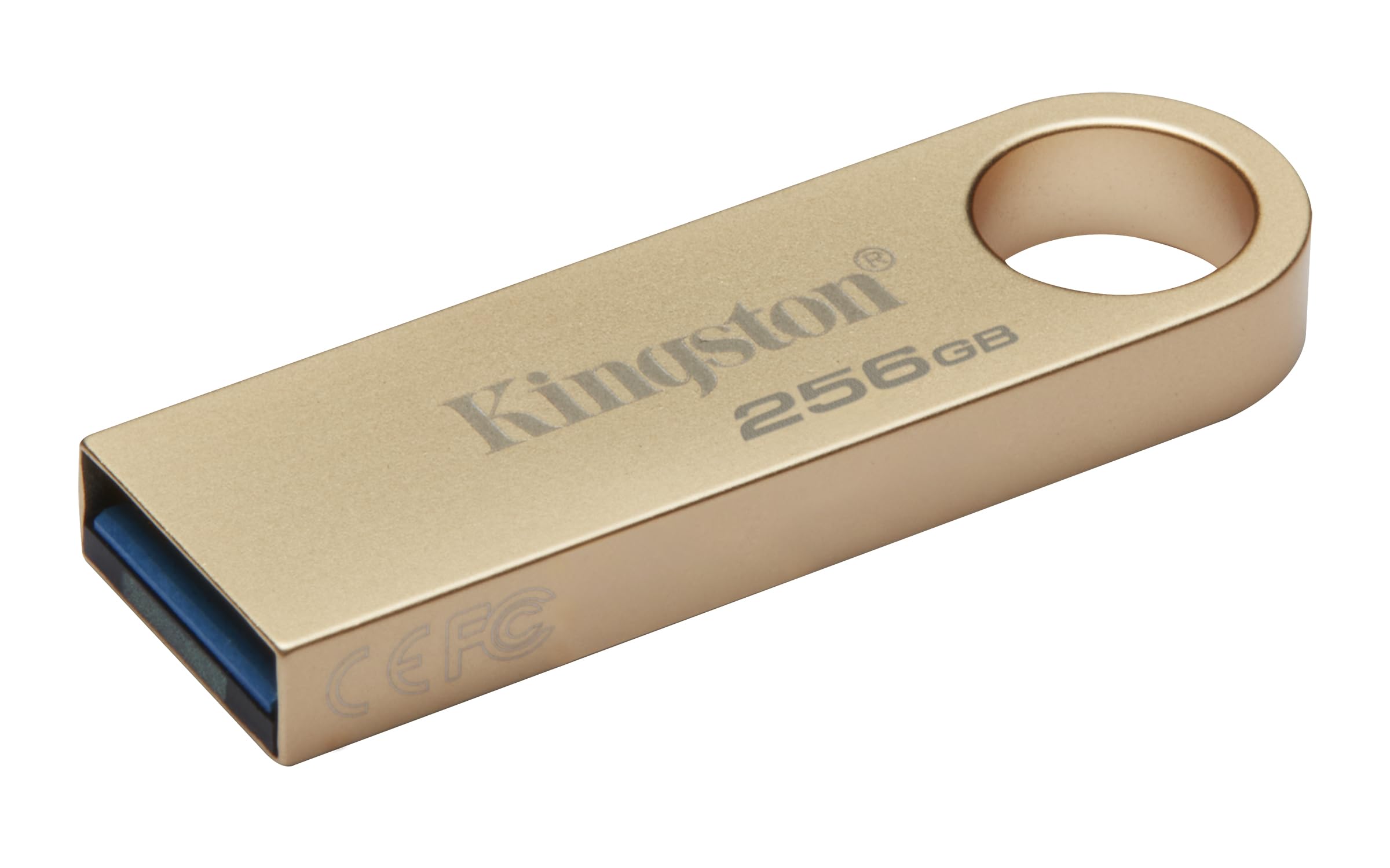 kingston-datatraveler-se9-gen-3-256gb-usb-3-2-gen-1-metallo-oro-220mb-s image 2