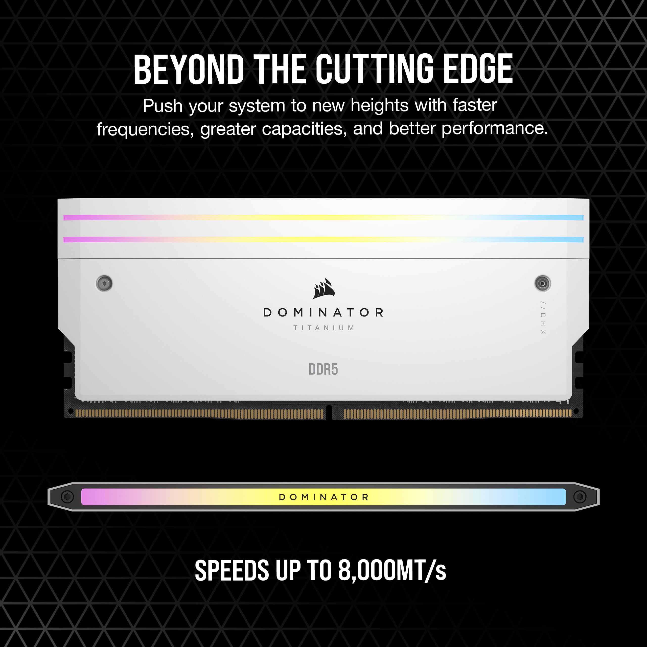 corsair-dominator-titanium-rgb-ddr5-96gb-2x48gb-6600mhz-cl32-bianca image 3