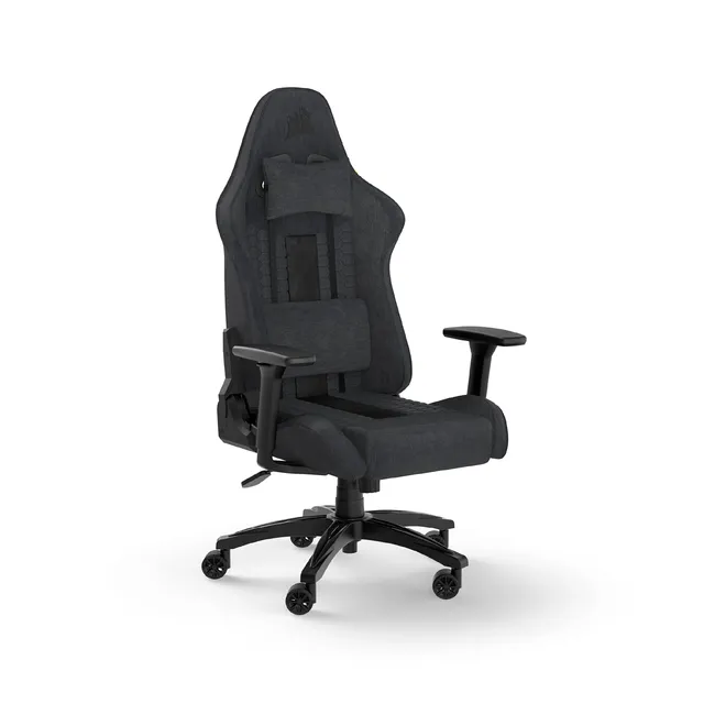 corsair-tc100-relaxed-sedia-gaming-tessuto-grigio-e-nero image 1