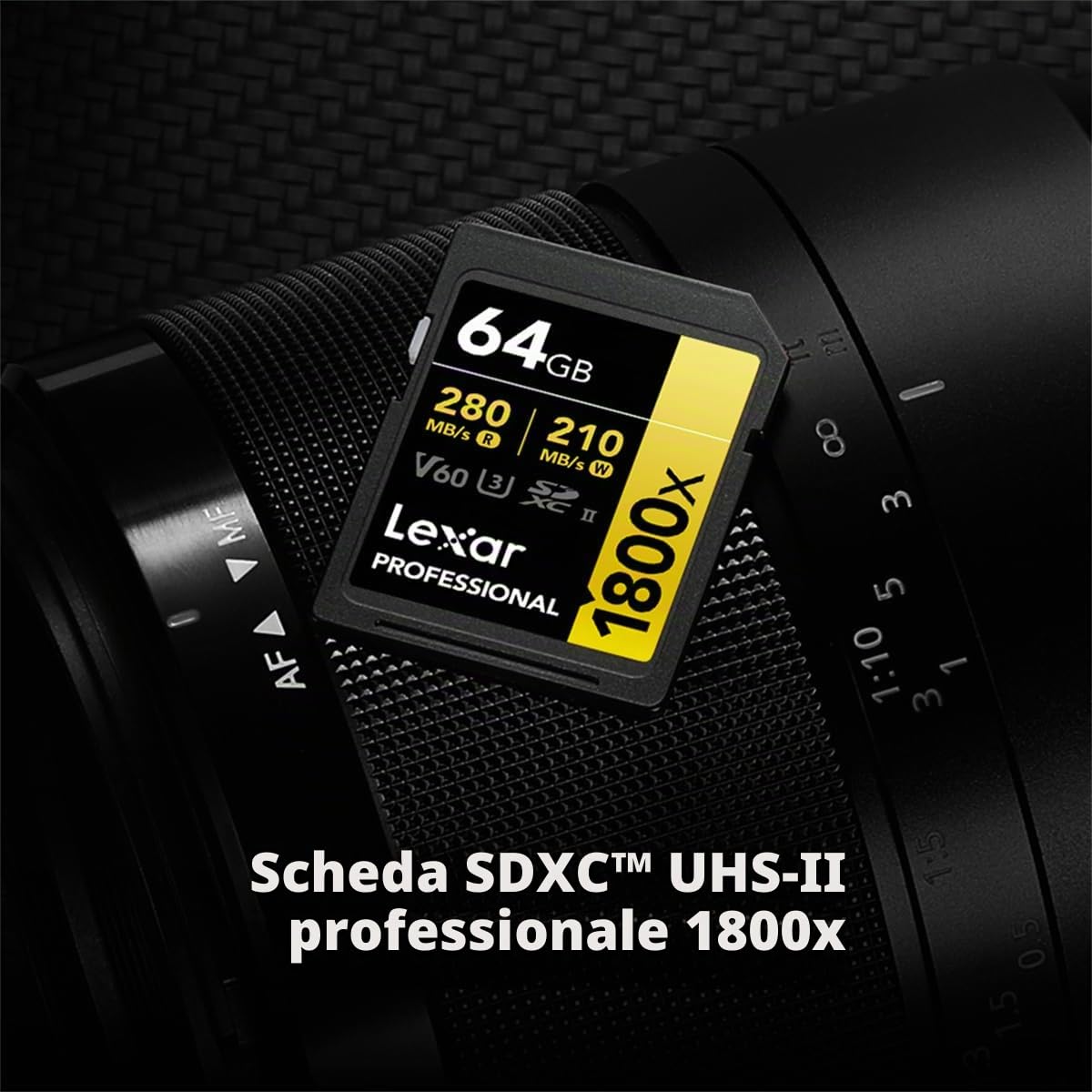 lexar-professional-gold-series-scheda-sdxc-uhs-ii-1800x-64gb-v60 image 2
