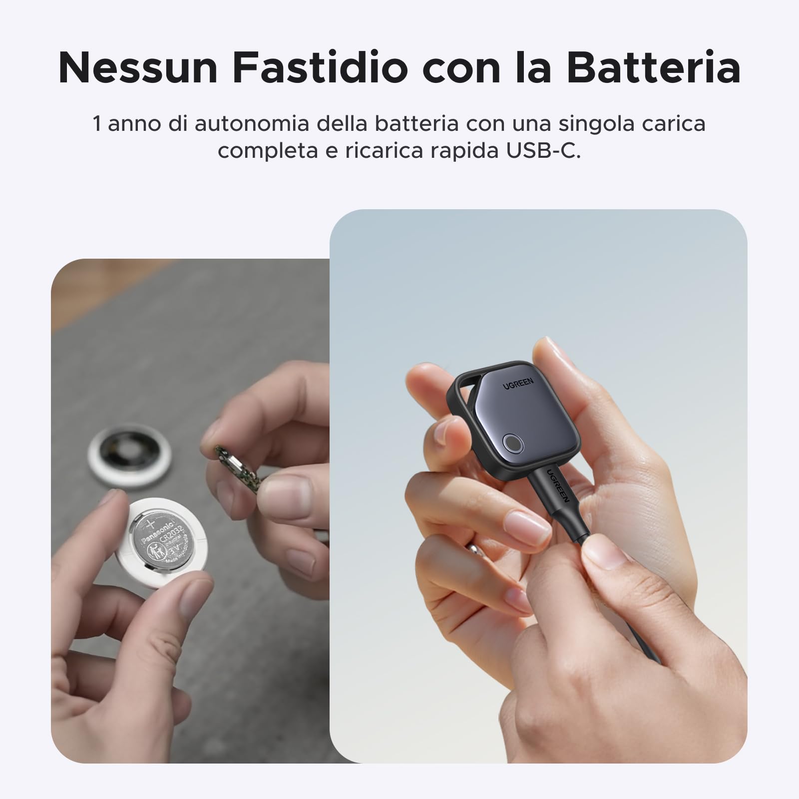 ugreen-finetrack-smart-finder-con-apple-find-my-usb-c-4-pezzi image 3