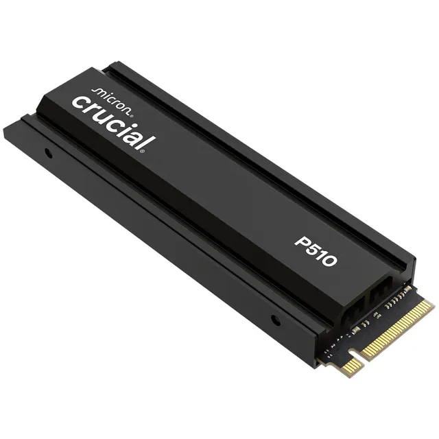 crucial-p510-2tb-ssd-pcie-5-0-gen5-nvme-m-2-con-dissipatore-10000mb-s image 1