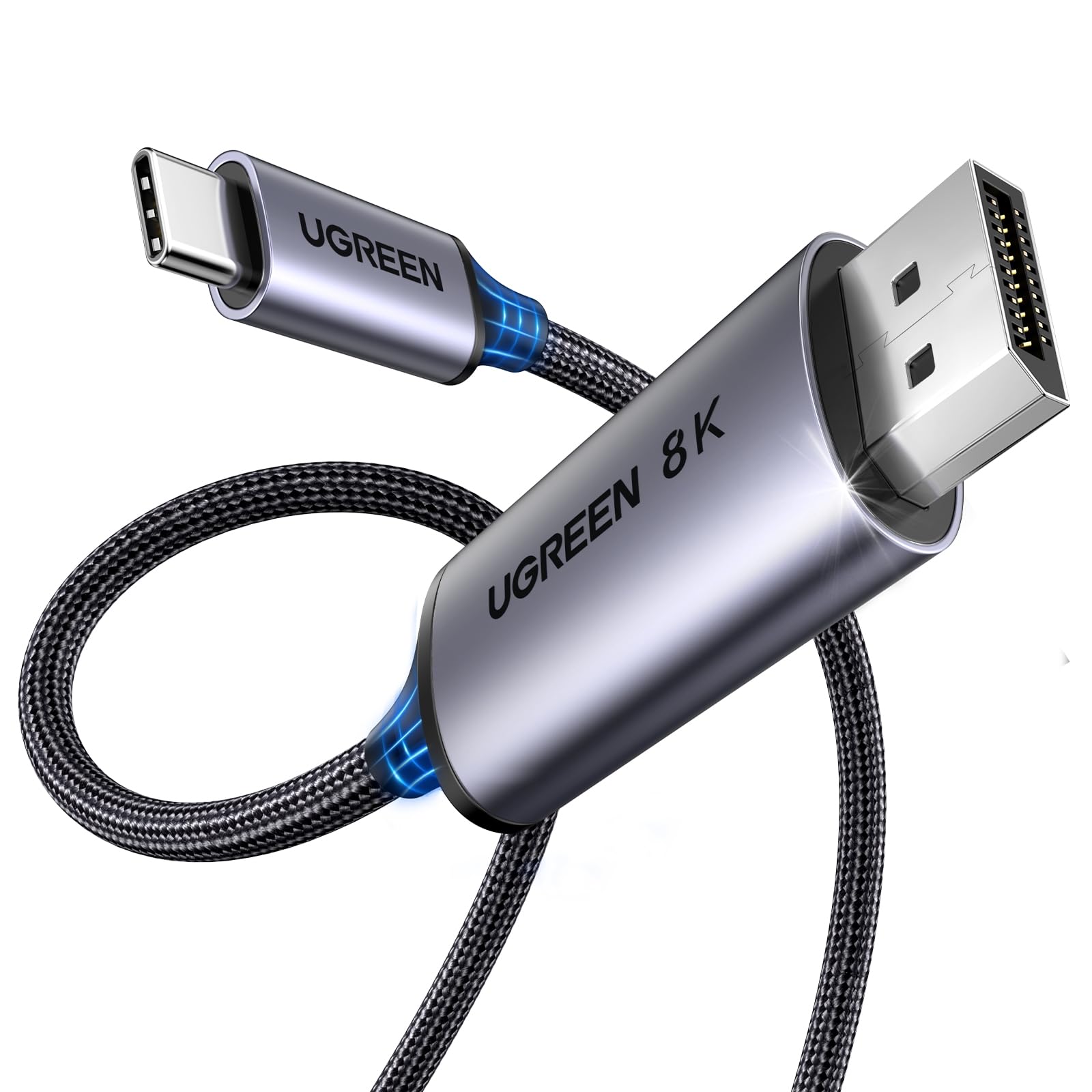 ugreen-cavo-usb-c-displayport-bidirezionale-8k-60hz-2m-dp-1-4 image 1