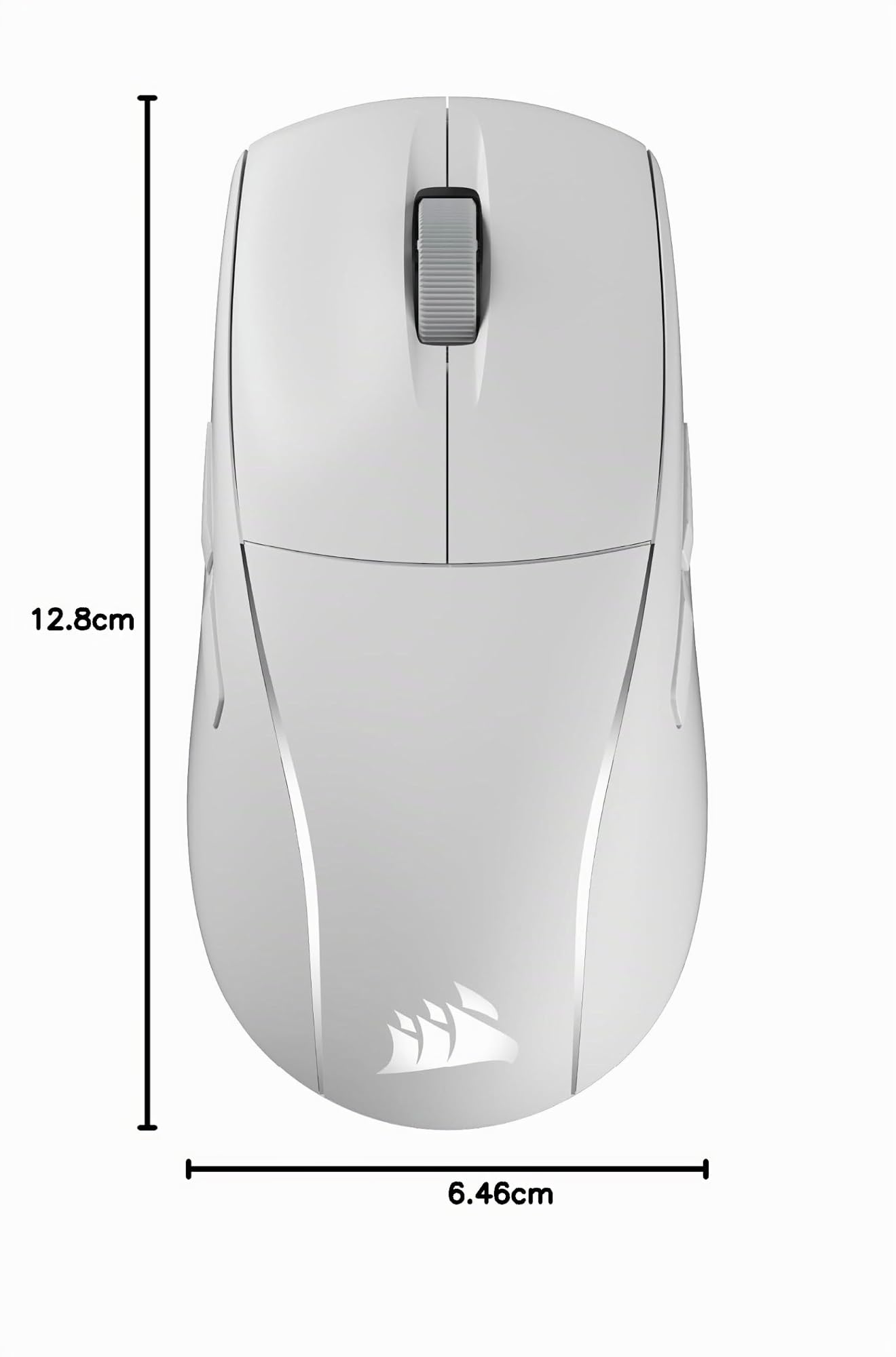 corsair-m75-wireless-rgb-mouse-da-gioco-fps-leggero-ambidestro-bianco-brina image 7