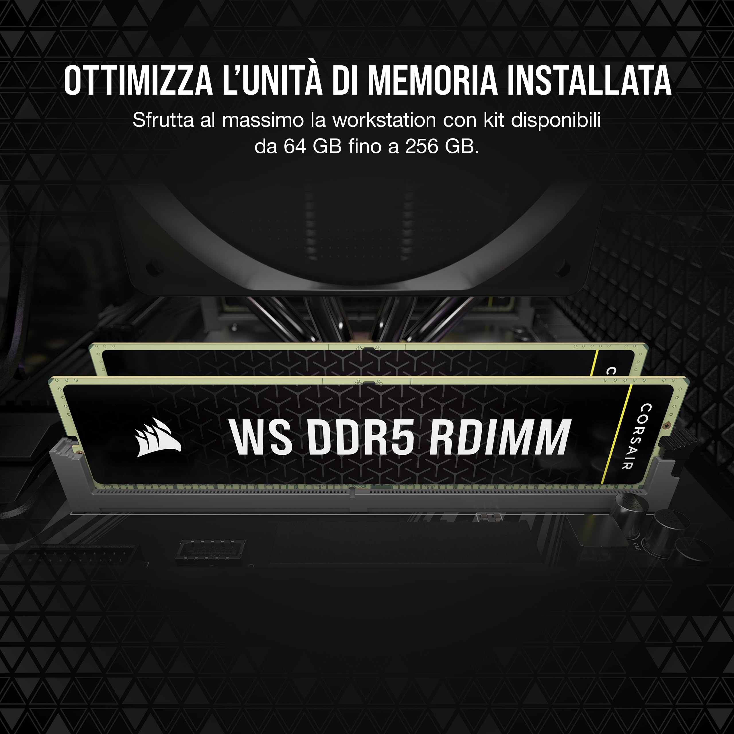 corsair-ws-ddr5-ecc-rdimm-256gb-8x32gb-5600mhz-cl40-amd-expo-intel-xmp-nero image 6
