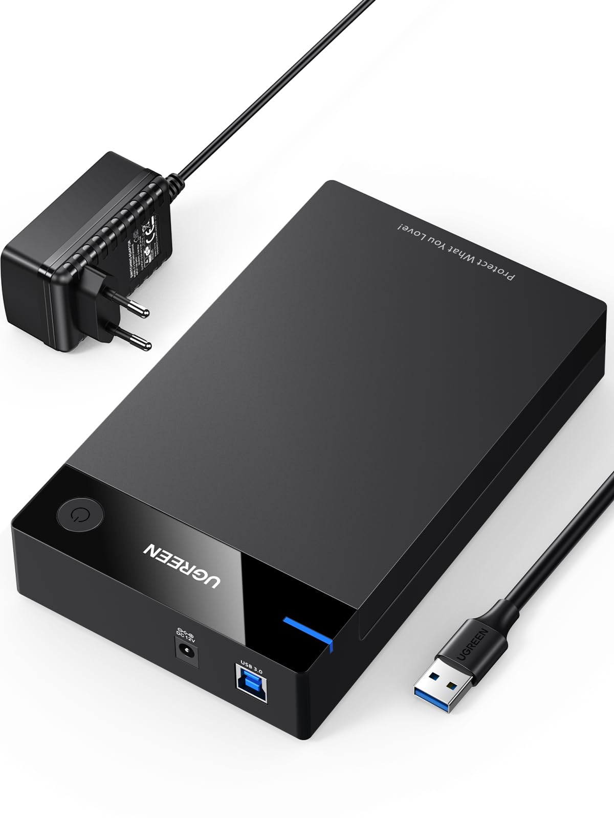 ugreen-case-esterno-hard-disk-3-5-usb-3-0-uasp-5gbps-fino-a-20tb image 1