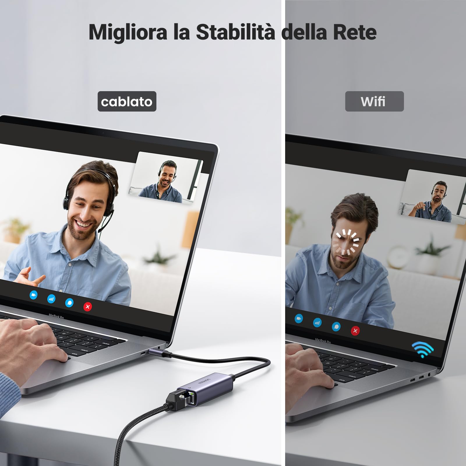 ugreen-adattatore-ethernet-usb-c-gigabit-1000mbps-rj45-alluminio image 4
